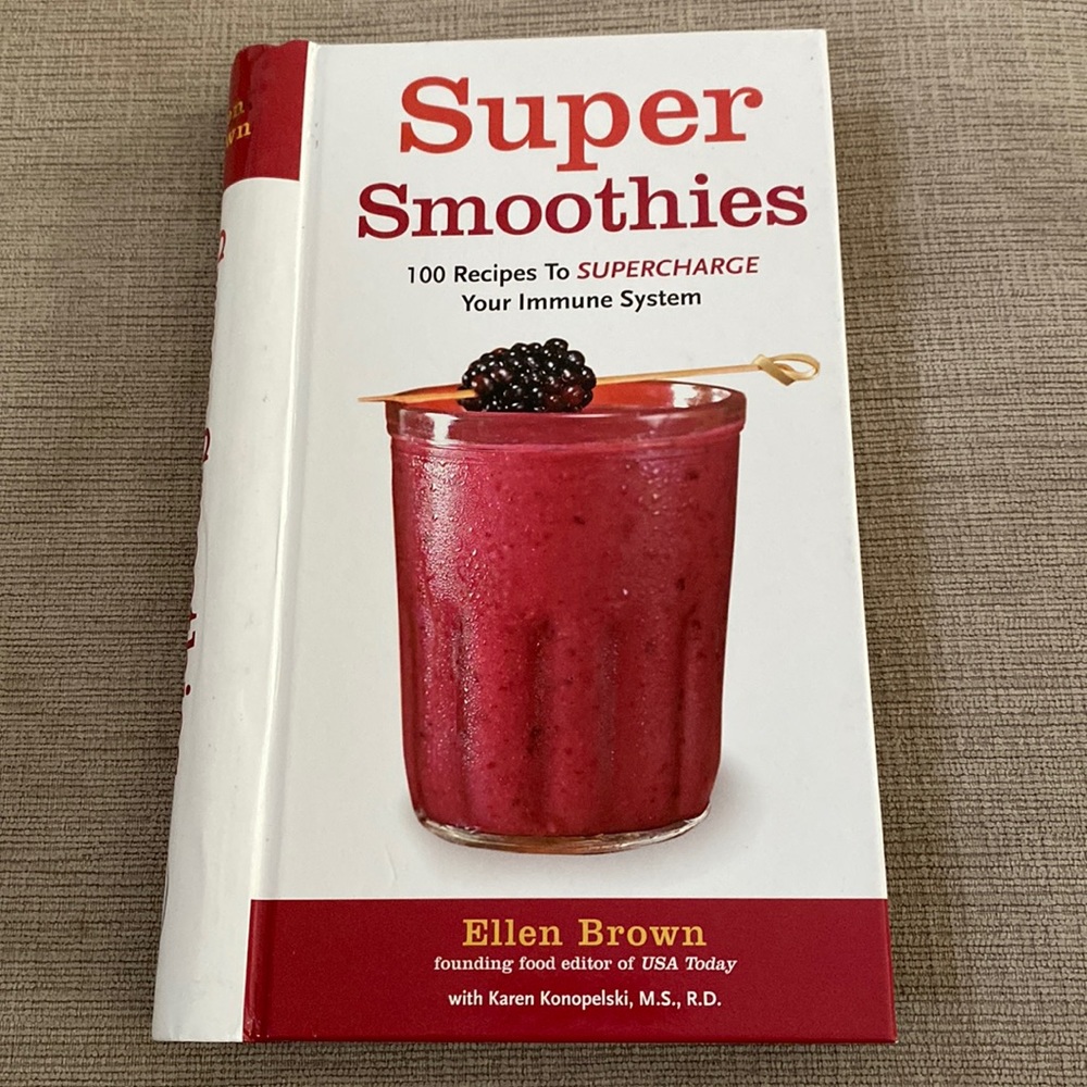Book Super Smoothies by Ellen Brown Hardcover NWOT